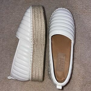 Worn Once Slip on Platform Espadrilles